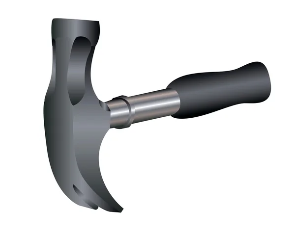 Metalen metaalwerk hamer — Stockvector