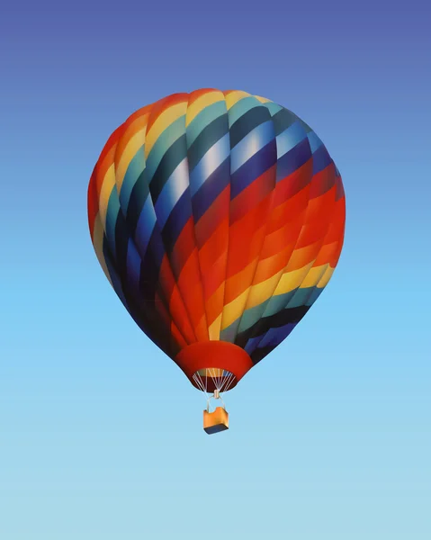 Ballongen med en korg — Stock vektor