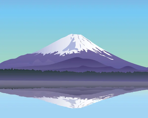 De heilige berg fuji — Stockvector