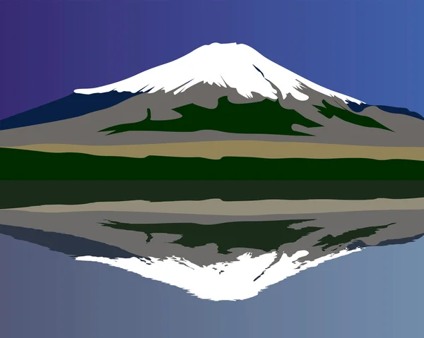 De heilige berg fuji — Stockvector