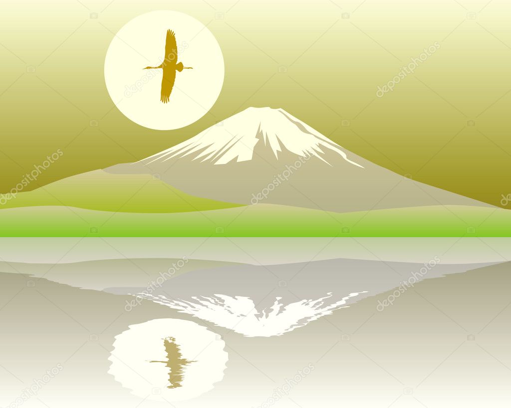 The sacred mountain of Fuji