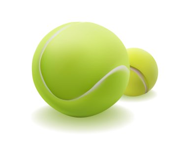 Light green ball for tennis