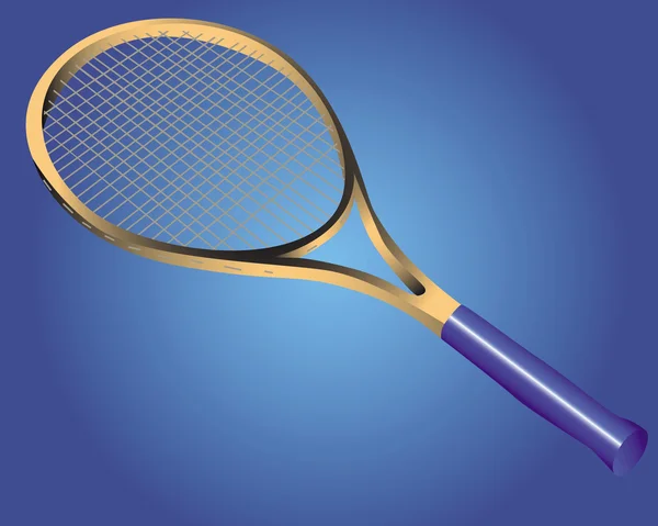 Raquette de badminton — Image vectorielle