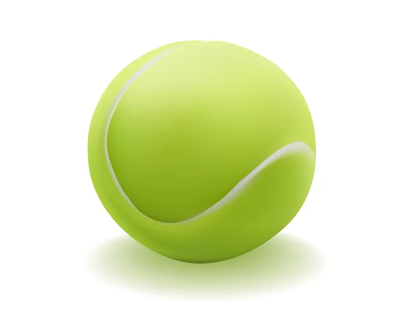 Bola verde claro para tênis —  Vetores de Stock
