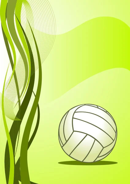 Vector volleyball Background — Stock Vector