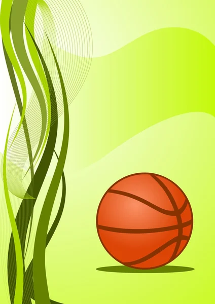 Vector basketball Background — Stock Vector