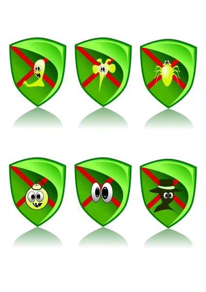 Conjunto de iconos web verdes — Archivo Imágenes Vectoriales