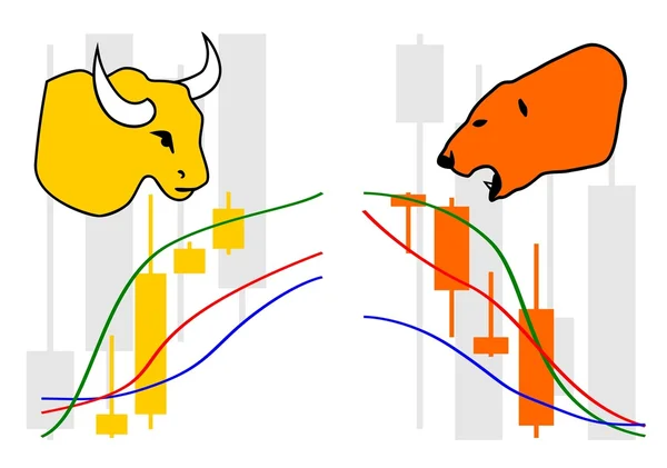 Marchandise Vecteur Trading Forex — Image vectorielle