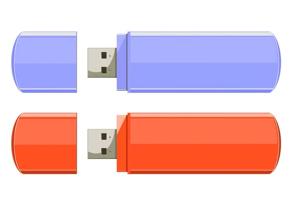 Memoria flash USB — Archivo Imágenes Vectoriales