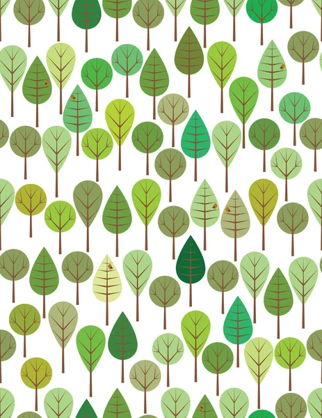 Grüne Wälder — Stockvektor