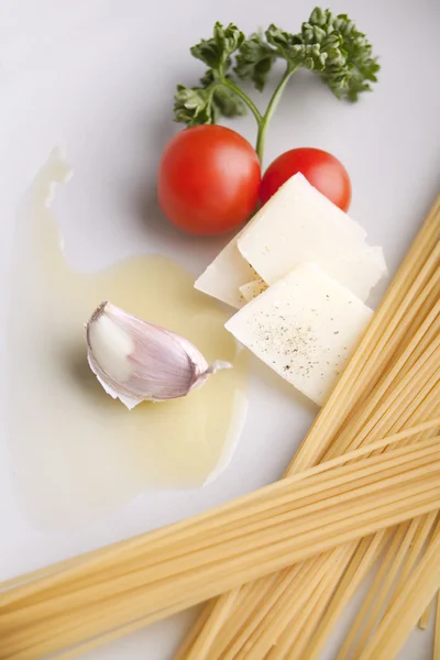 Italské potravinářské ingredience — Stock fotografie