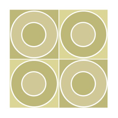 bej renkli daireler ile sorunsuz döşeme