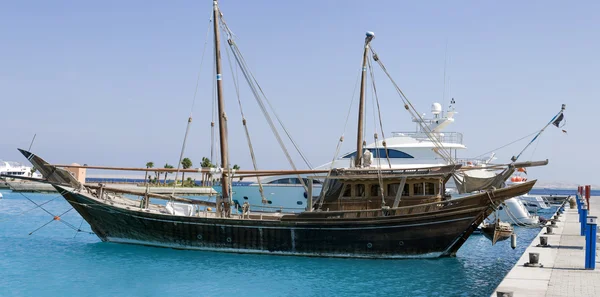 Сільський яхта в Червоному морі — стокове фото