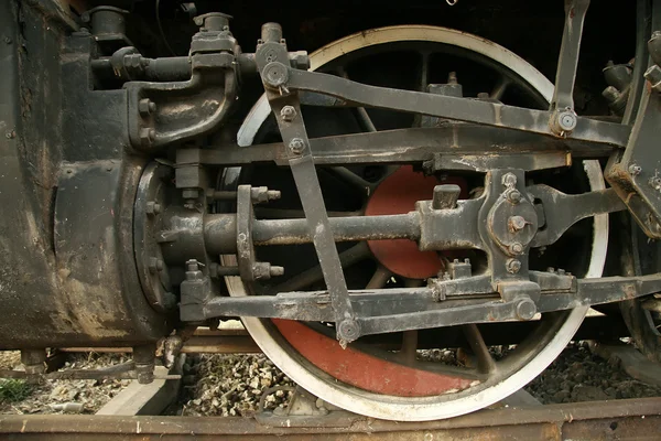 Железнодорожное колесо — стоковое фото