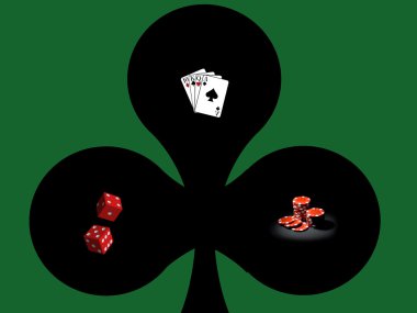 Casino games clipart