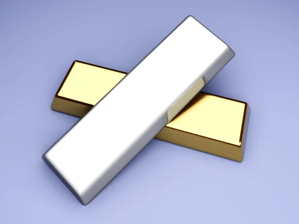 Gold and Silver — Stock Photo, Image