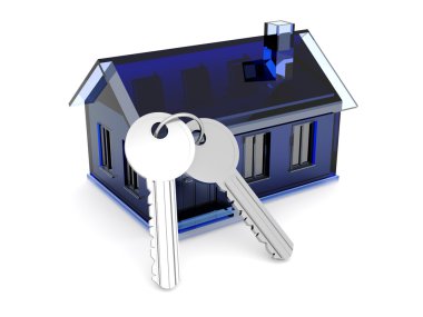 House and Keys clipart