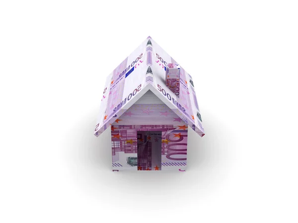 欧元玩具小房子 — 图库照片