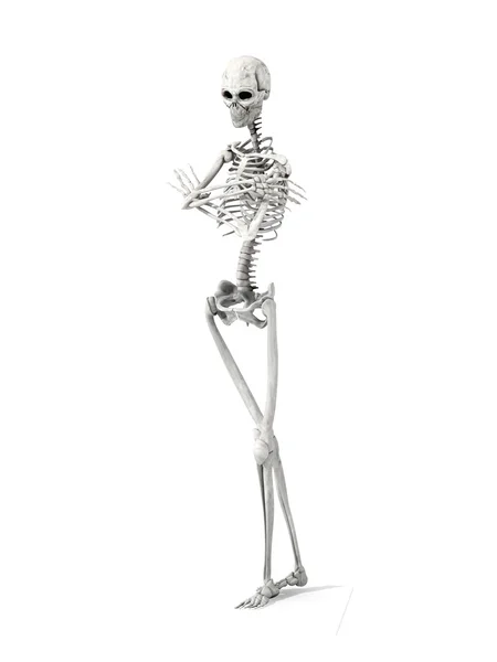 Uttråkad skelett — Stockfoto