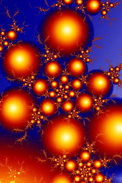Bolhas fractais — Fotografia de Stock