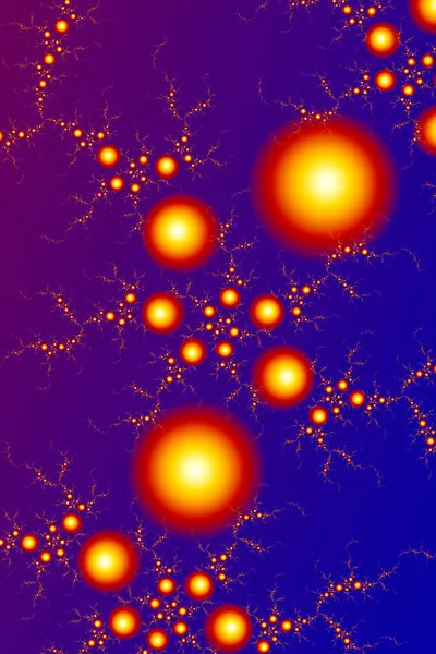 Bolhas fractais — Fotografia de Stock