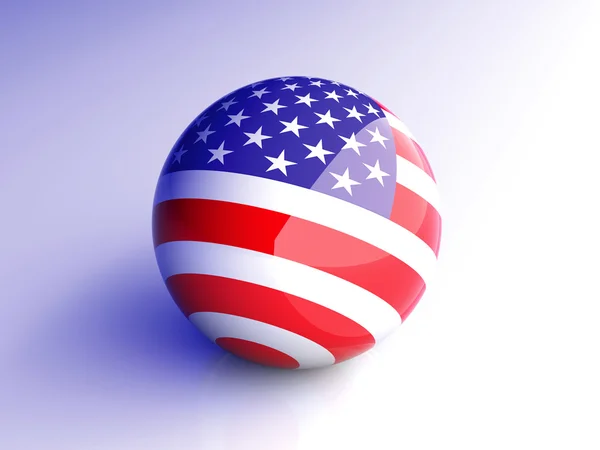 Americká koule — Stock fotografie