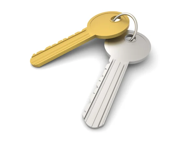 Coppia di chiavi — Foto Stock
