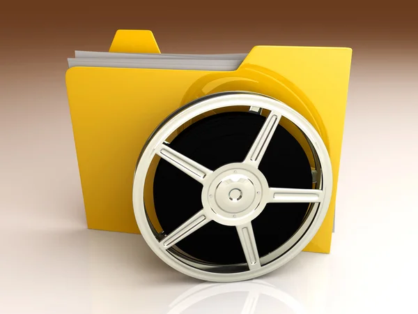 Digital Video Folder — Stock Photo, Image