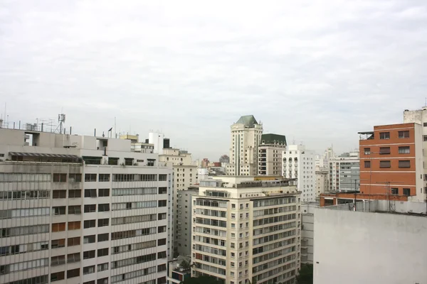 Смог над Сан-Паулу — стоковое фото