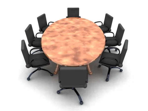 Круглый стол — стоковое фото
