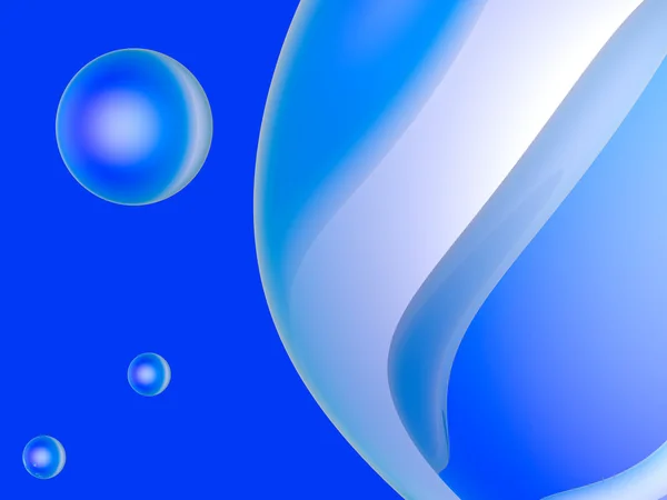 Floating Spheres — Stock Photo, Image