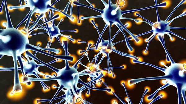 Rede neuronal — Fotografia de Stock