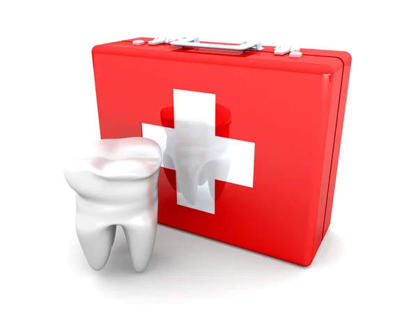 Tooth First aid — Stock Photo, Image