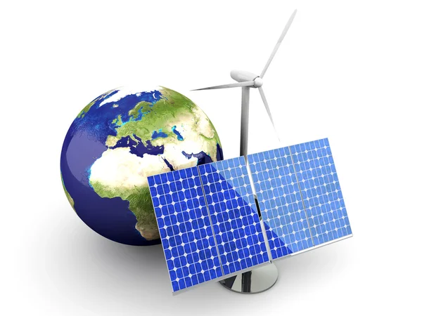 Alternative Energy - Europe — Stock Photo, Image