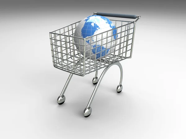 Globalne zakupy — Zdjęcie stockowe