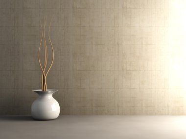 Concrete Interior - Unbalanced lightning clipart