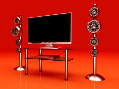 Home Entertainment System clipart