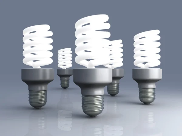 Energy Saver Light Bulbs — Stock Photo, Image
