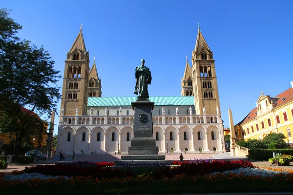 Katedra w pecs — Zdjęcie stockowe
