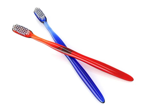 Toothbrush Couple — Stock Photo, Image