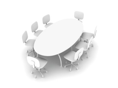 Generic Conference Table clipart