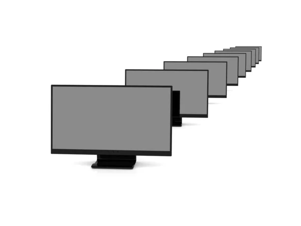Schwarze LCD-Displays — Stockfoto