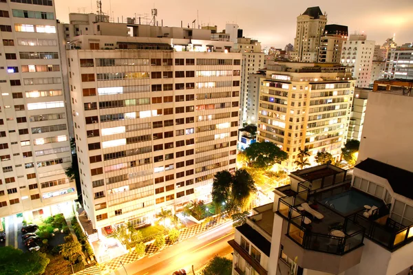 São Paulo à noite — Fotografia de Stock