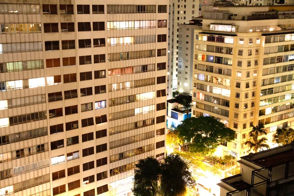 Sao Paulo at night — Stock Photo, Image