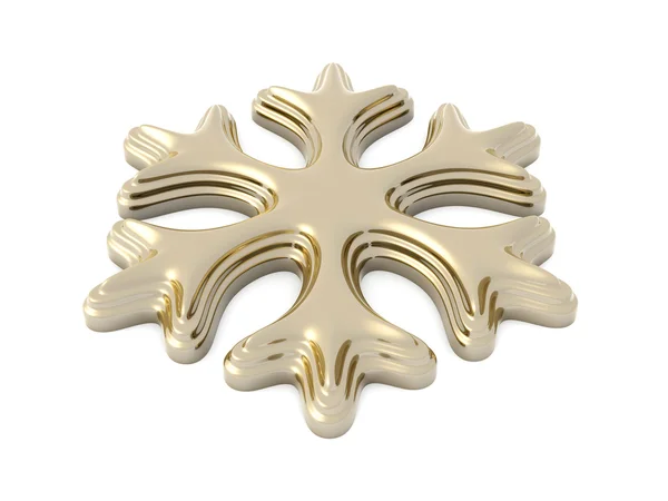 Snowflake Ornament - isolated — Stock Photo, Image