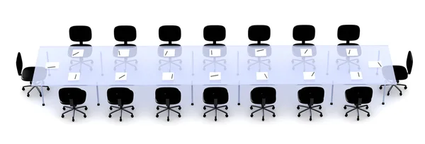 Стол для совещаний — стоковое фото
