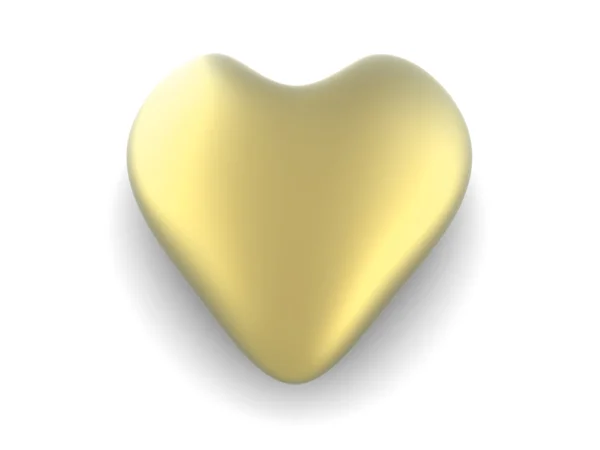 Χρυσή καρδιά — Φωτογραφία Αρχείου
