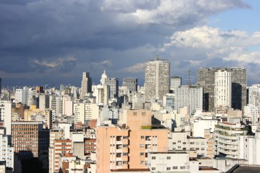 Stormy Sky over Sao Paulo clipart