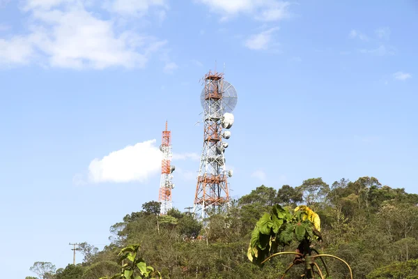 Antenna in the Jungle — Stock Photo, Image