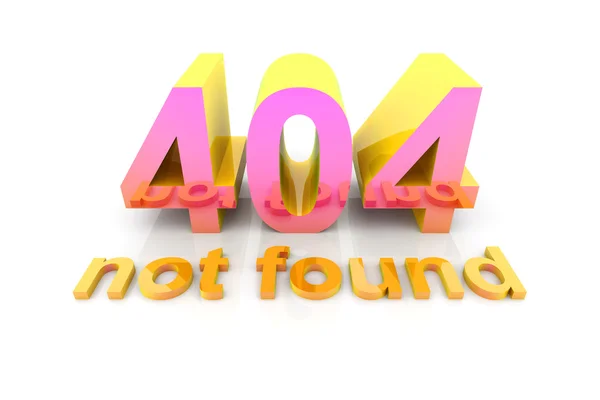 404 - hittades inte — Stockfoto